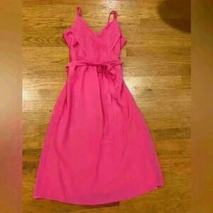 Julie Brown NYC New York barbie pink midi cocktail dress size 2